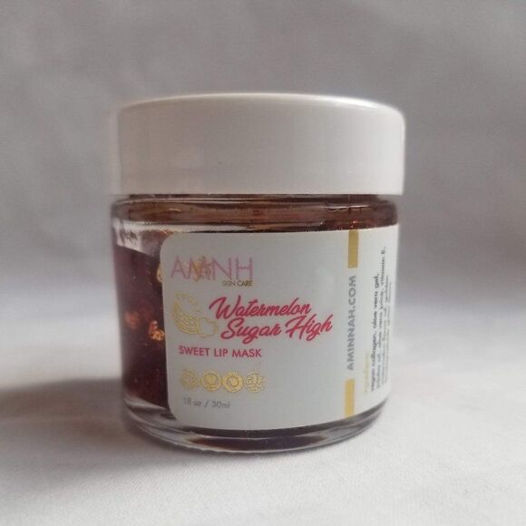 Aminnah Skincare - Watermelon Sugar High Lip Mask - Picture 1 of 6